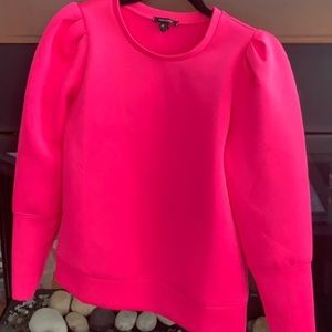 Stella and dot pink puff neoprene top